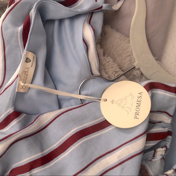 NWT! Red, White & Blue Striped Jumpsuit - Picture 4 of 5